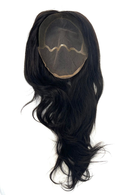 Virgin Remy Human Hair Silk Straight Top Topper Pieces (TP38)