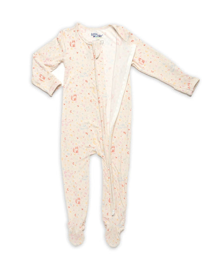 Virgo Bamboo Zipper Footie