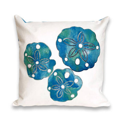 Visions I Sand Dollar Indoor/Outdoor Pillow 20" x 20"