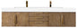 Columbia 72" Double Wall Mount Vanity Cabinet