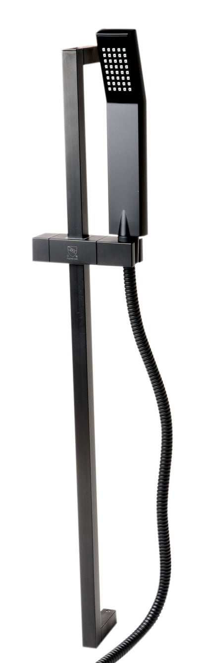 ALFI brand AB7606 Square Sliding Rail Hand Shower Set