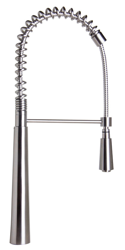 ALFI brand  AB2039 Solid Stainless Steel Commercial Spring Kitchen Faucet