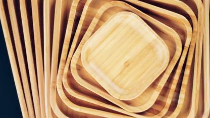 Bamboo Bowl & Plate Stand 7.5" inch X 4" inch | 19 X 10 Cm