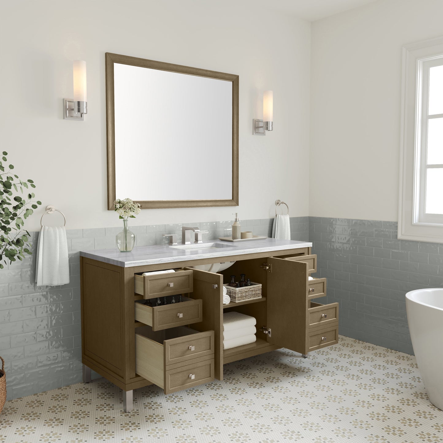 Chicago 60" Single Vanity