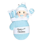 Baby Boy In Mitten - Ornament