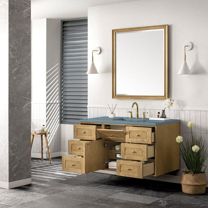 Laurent 48" Single Vanity Cabinet, Light Natural Oak