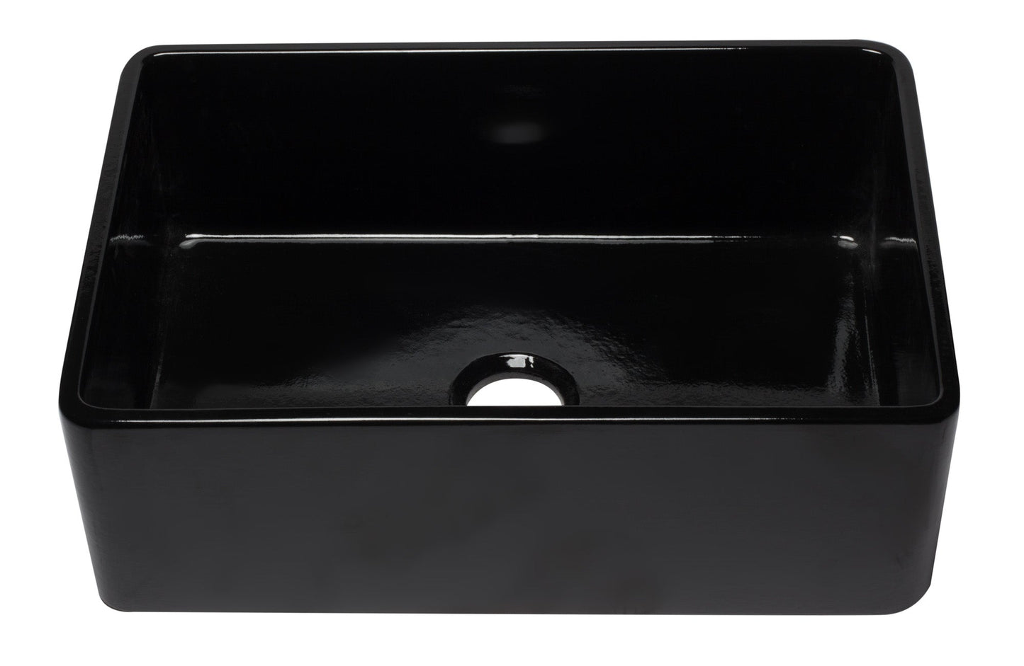 ALFI brand AB3020SB 30 inch Biscuit Reversible Single Fireclay Farmhouse Kitchen Sink