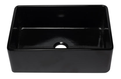 ALFI brand AB3020SB 30 inch Biscuit Reversible Single Fireclay Farmhouse Kitchen Sink