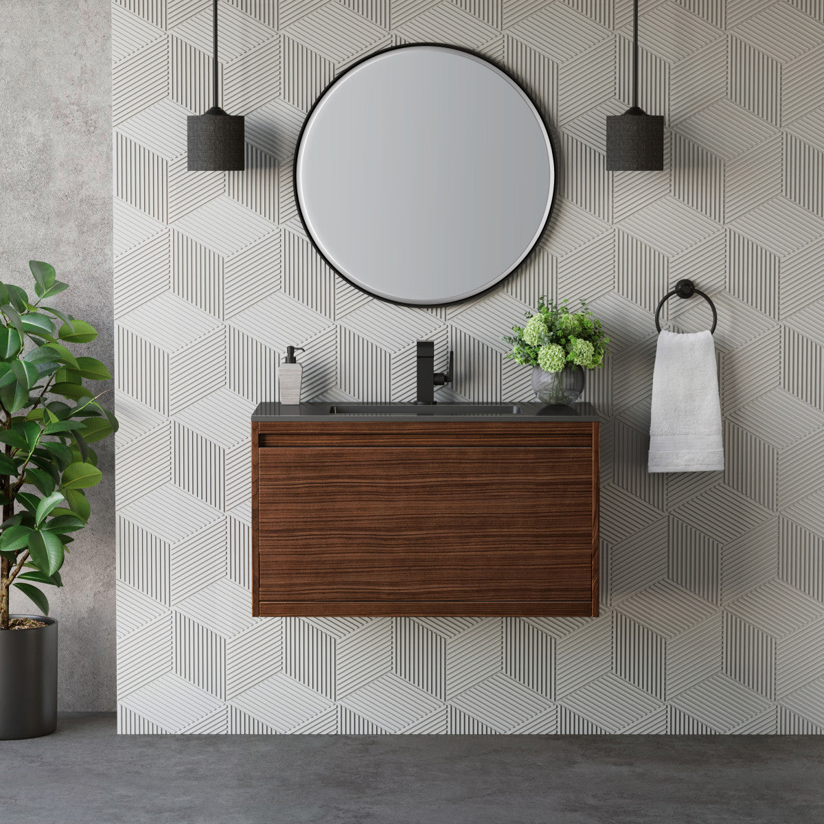 Mantova 35.4" Single Vanity Cabinet