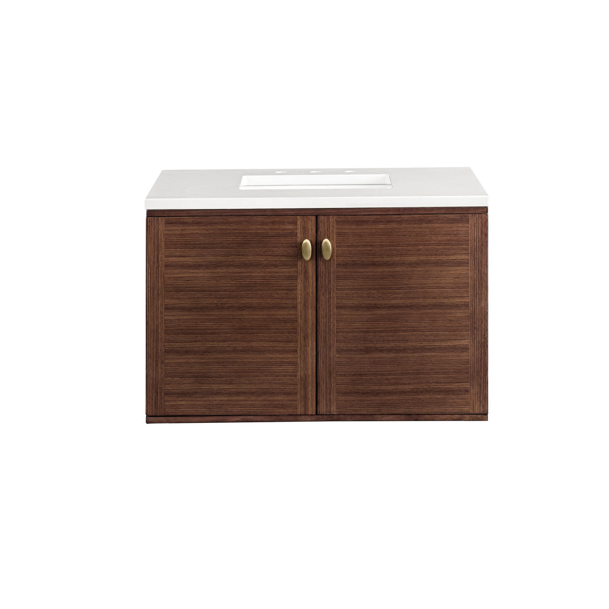 Amberly 36" Single Vanity Cabinet, Mid-Century Walnut