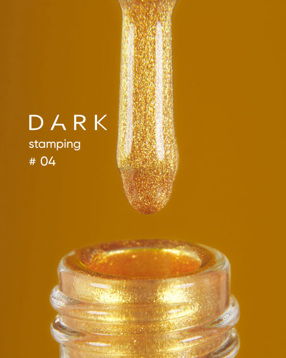 DARK STAMPING POLISH GOLD №04, 8 ML  Article : S004