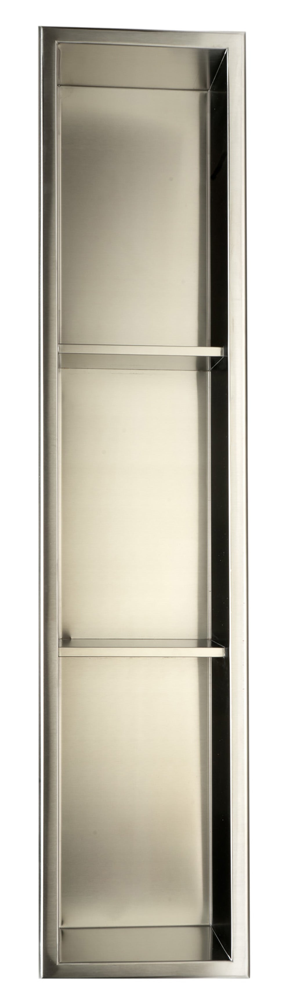 ALFI brand ABN0836 8 x 36 Vertical Triple Shelf Bath Shower Niche