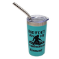Vermont Bigfoot Stainless Steel 2oz Shooter  - Aqua