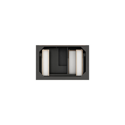 James Martin 547-V36 Brookfield 36” Single Vanity – Black Onyx / Honey Oak / Pearl Charcoal