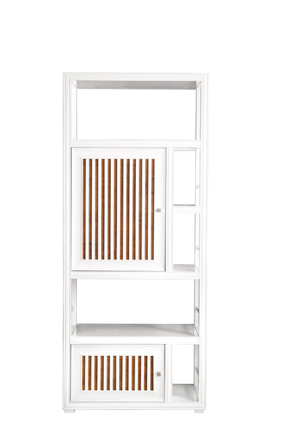 Athens 30" Double-Sided Linen Cabinet, Glossy White