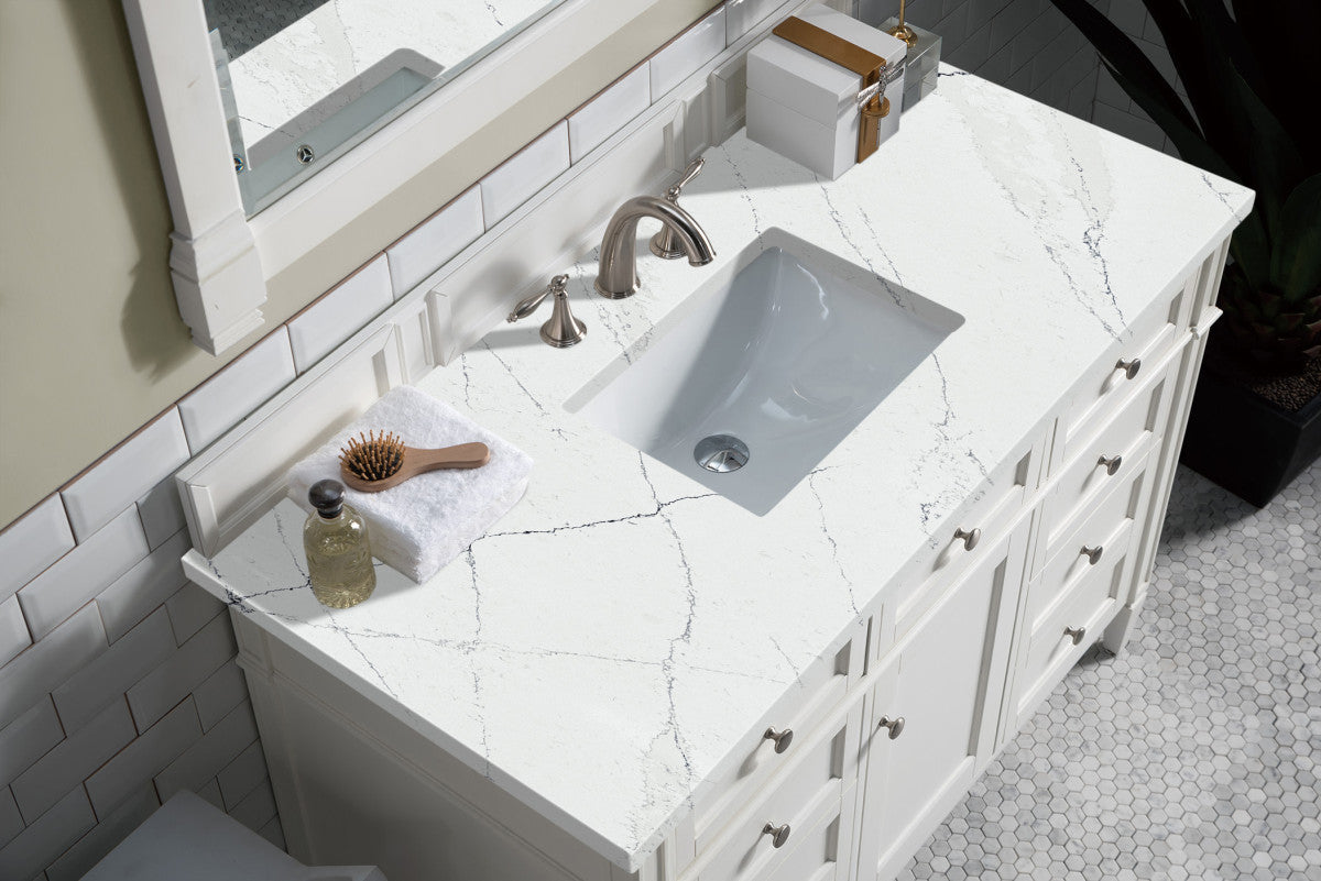 Brittany 48" Single Vanity in Bright White