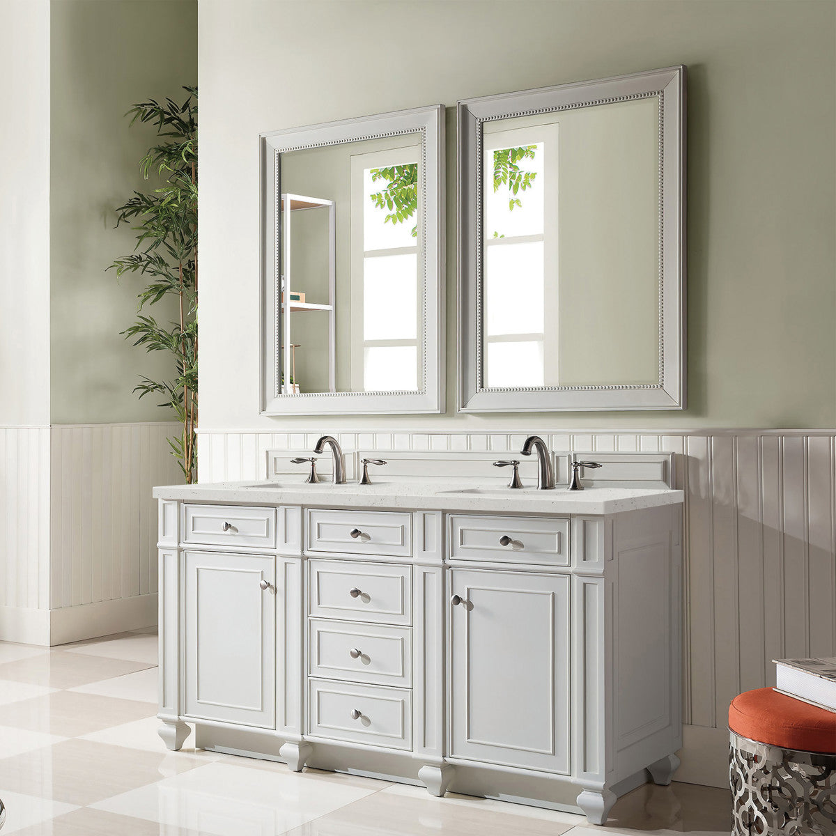 Bristol 60" Double Vanity Cabinet