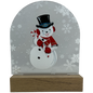 LED Snowman Acrylic Shelf Sitter
