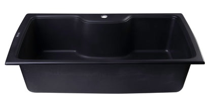 ALFI brand AB3520DI 35" Drop-In Single Bowl Granite Composite Kitchen Sink