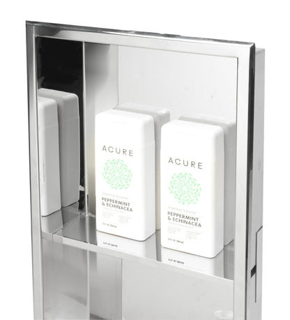 ALFI brand ABN1224 12 x 24  Vertical Double Shelf Bath Shower Niche