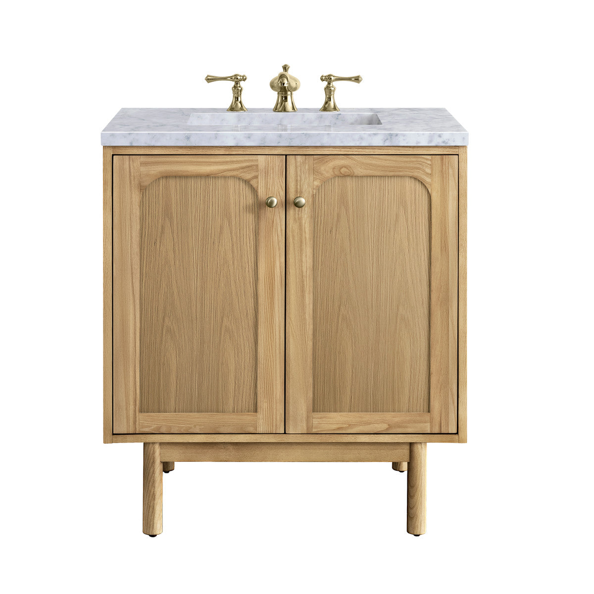 Laurent 30" Single Vanity Cabinet, Light Natural Oak