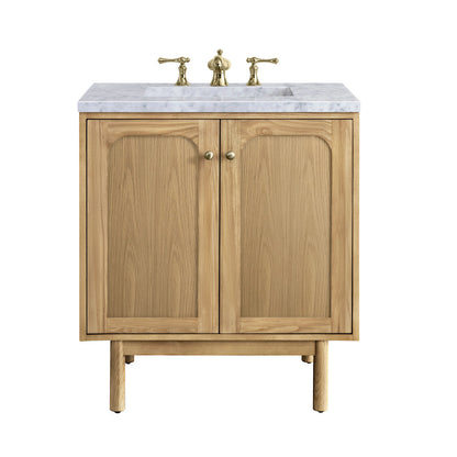 Laurent 30" Single Vanity Cabinet, Light Natural Oak