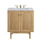 Laurent 30" Single Vanity Cabinet, Light Natural Oak