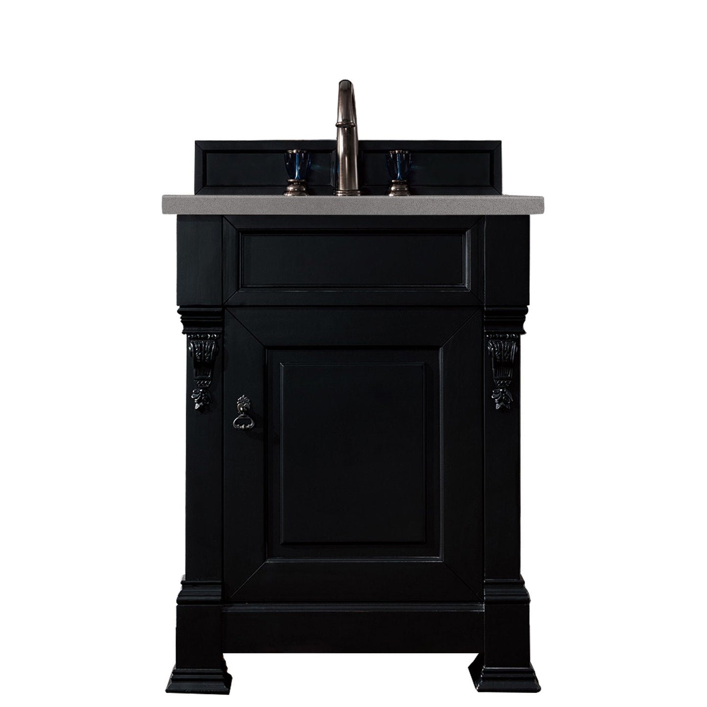 Brookfield 26" Single Vanity Cabinet, Antique Black