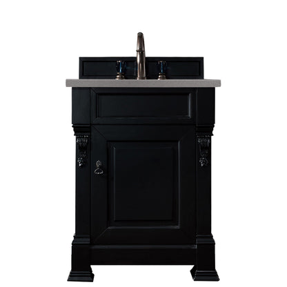 Brookfield 26" Single Vanity Cabinet, Antique Black