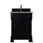Brookfield 26" Single Vanity Cabinet, Antique Black