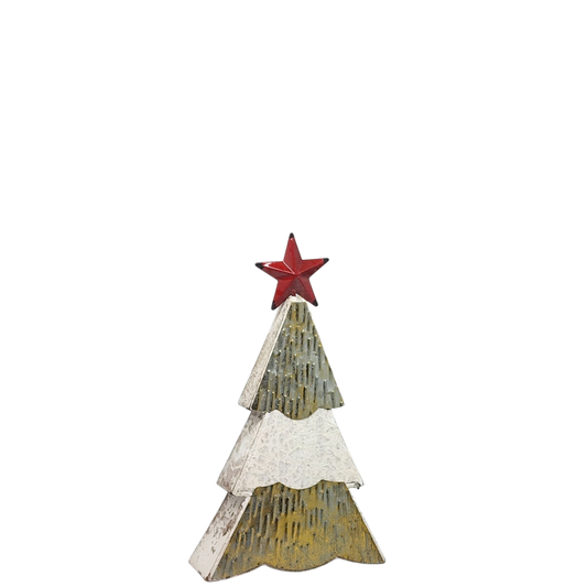 Wood and Metal Holiday Tree -