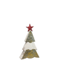 Wood and Metal Holiday Tree -