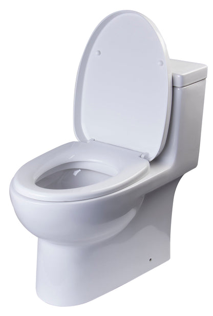 EAGO TB359 DUAL FLUSH ONE PIECE  HIGH EFFICIENCY LOW FLUSH CERAMIC TOILET