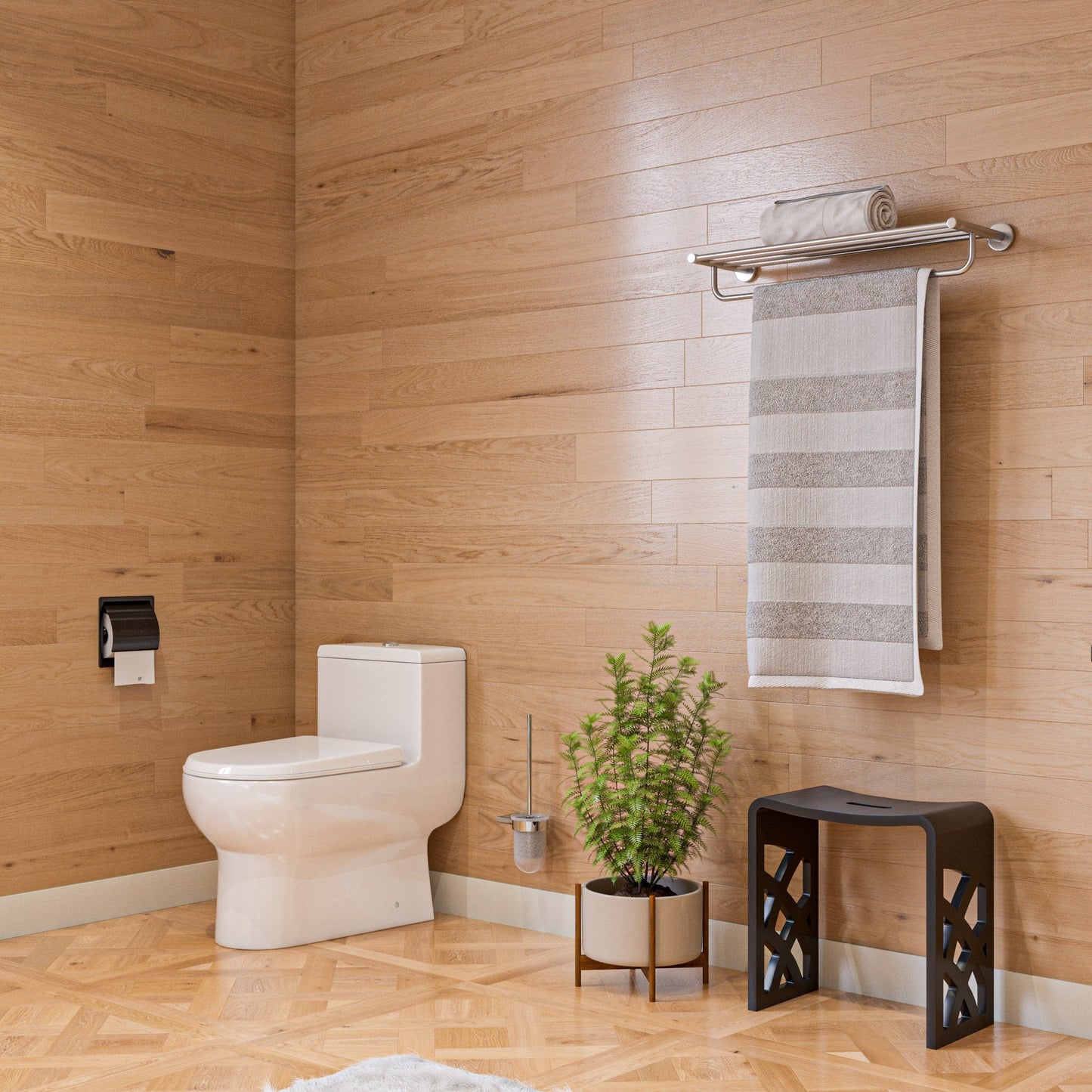 ALFI brand AB9538 26" Towel Bar & Shelf