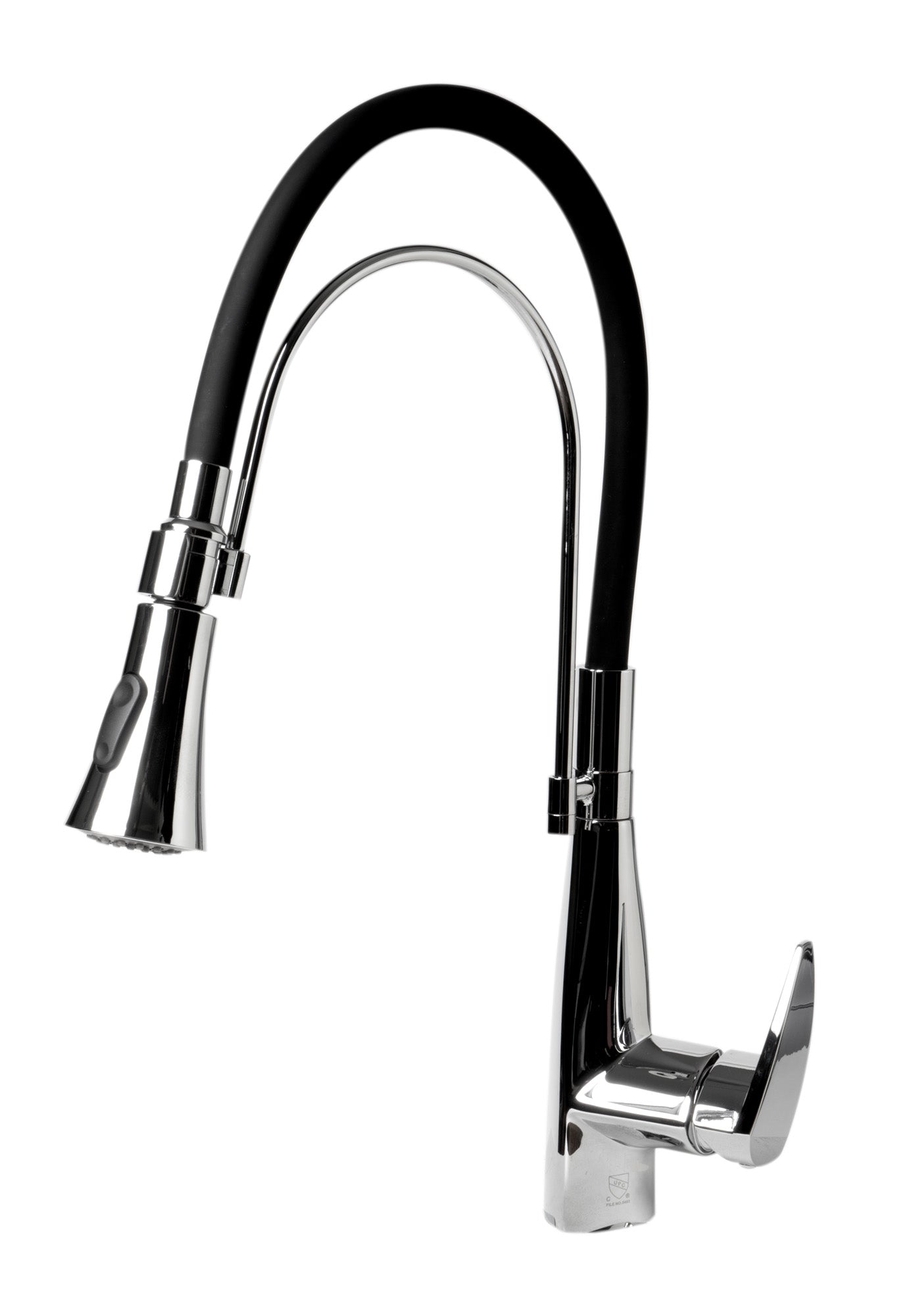 ALFI brand ABKF3001 Kitchen Faucet with Black Rubber Stem