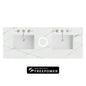 60" Double Top, 3 CM Silestone w/ Sink