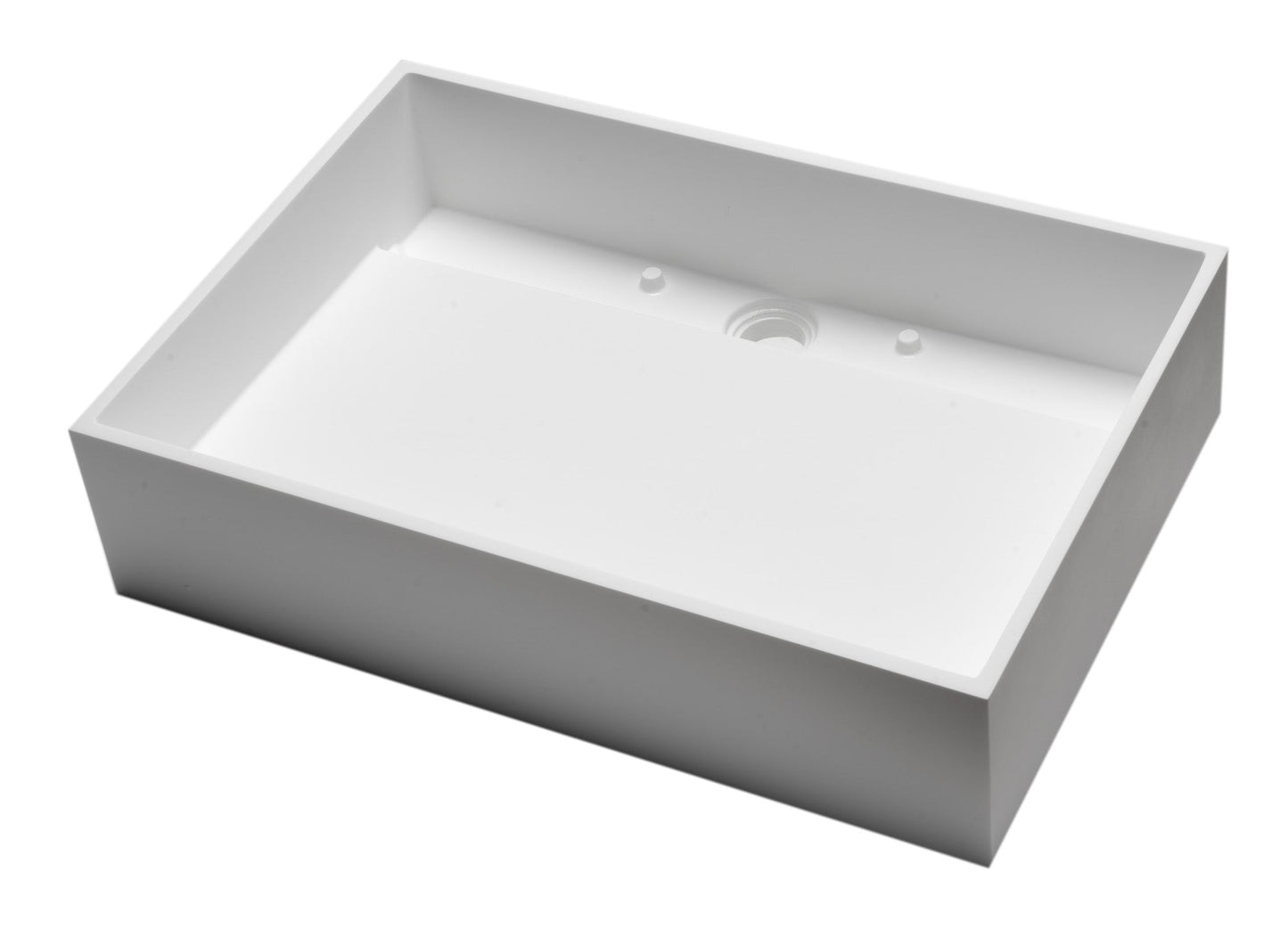 ALFI brand  ABRS2014 20" x 14" White Matte Solid Surface Resin Sink