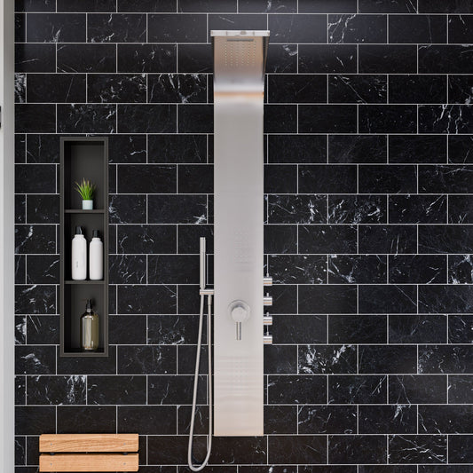 ALFI brand  ABSP30 Stainless Steel Shower Panel with 2 Body Sprays