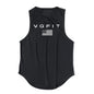 Men's Casual Cotton Vest for Gym and Exercise