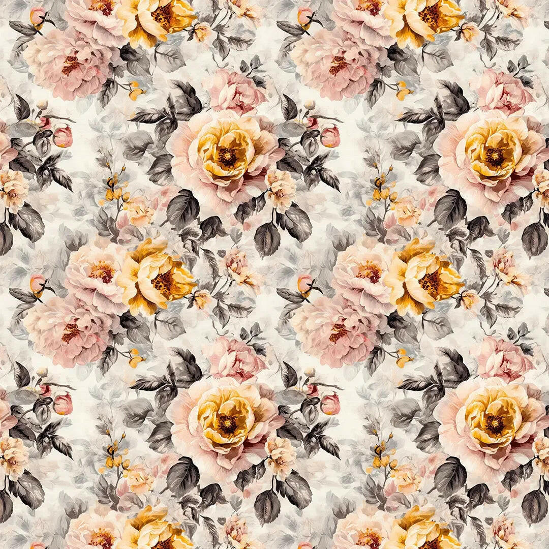 Antique Amber & Blush Bloom