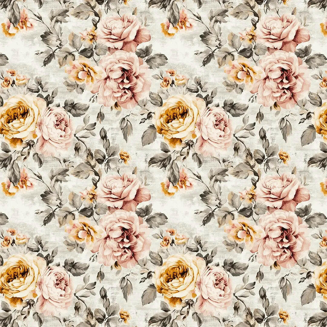 Faded Grandeur Rose Wallpaper
