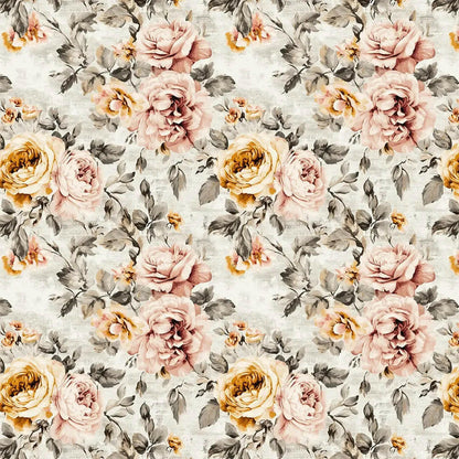 Faded Grandeur Rose Wallpaper