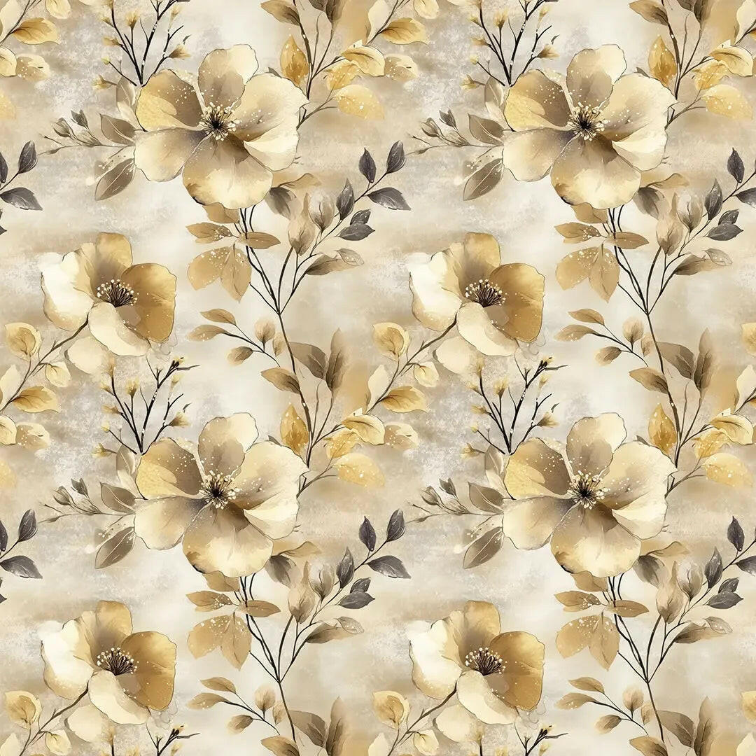 Gilded Petal Serenity