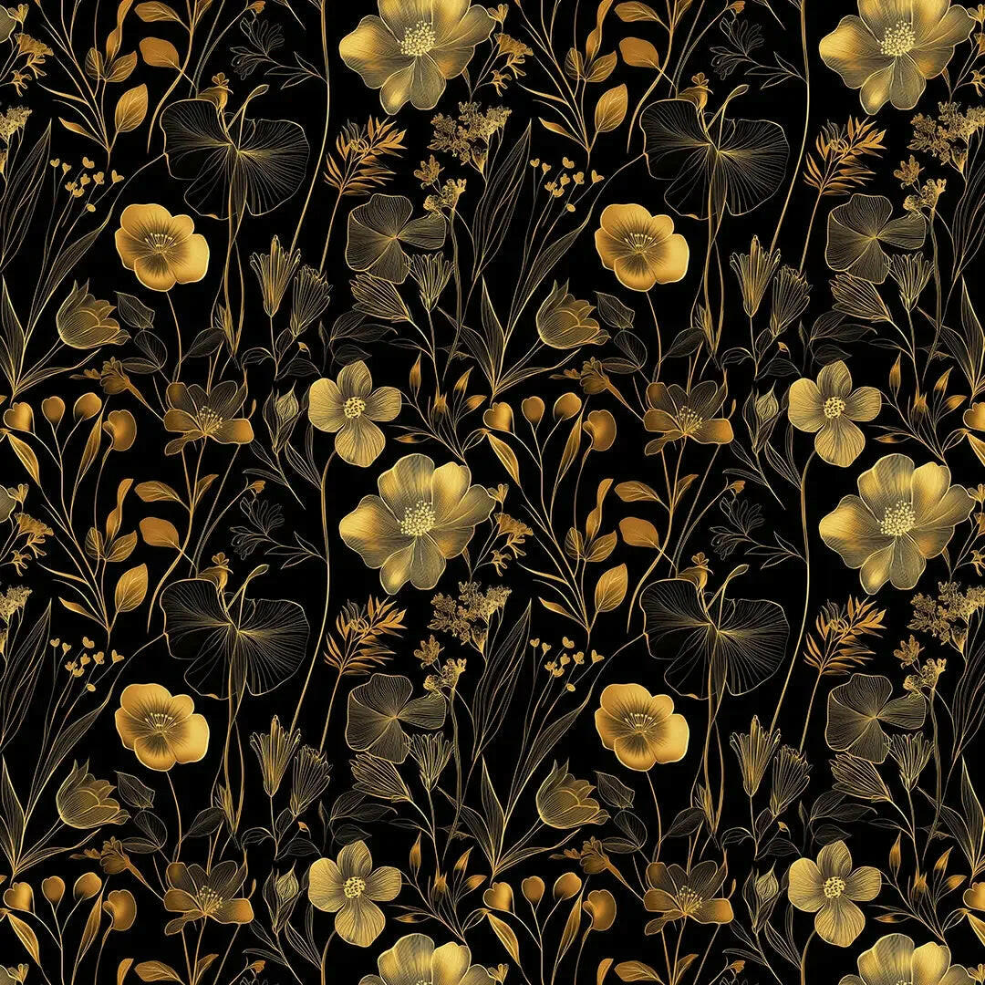 Golden Midnight Garden Bloom