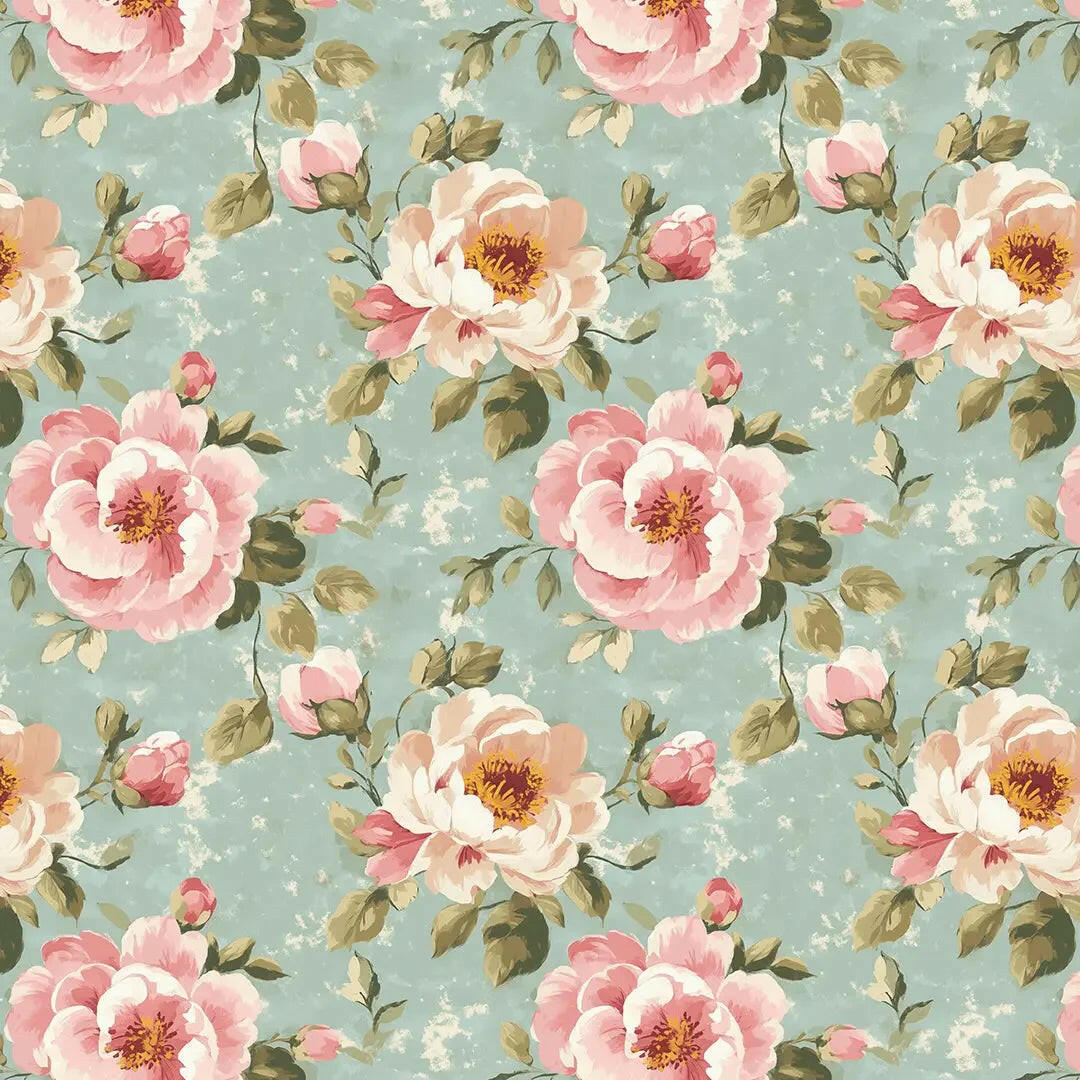 Whispering Petals Heritage Wallpaper