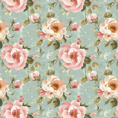 Whispering Petals Heritage Wallpaper