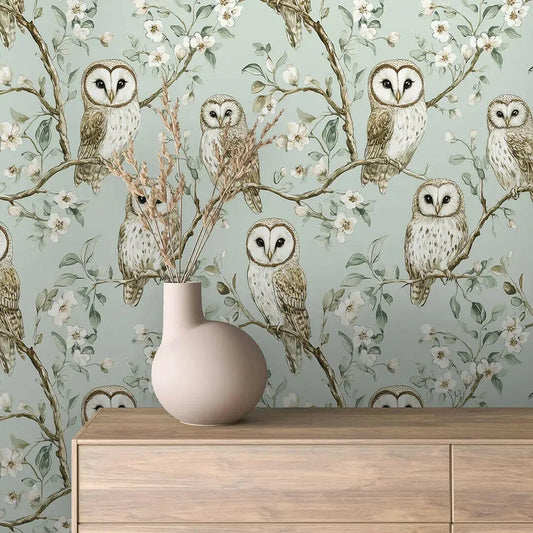 Enchanted Owl Grove Toile