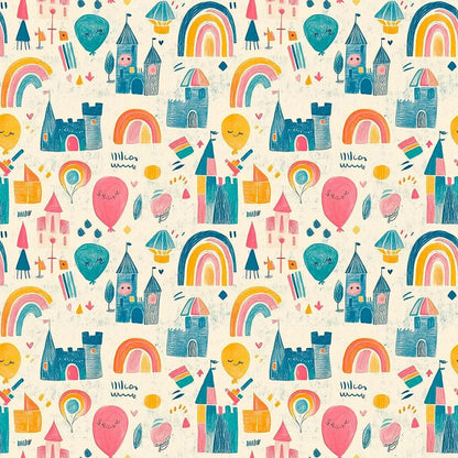 Whimsical Kingdom of Dreams Wallpaper