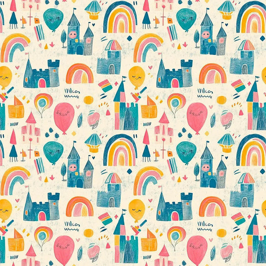 Whimsical Kingdom of Dreams Wallpaper