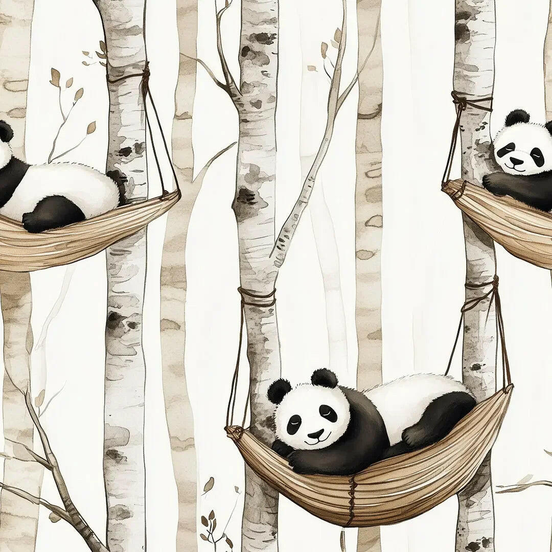 Whimsical Panda Hammock Haven